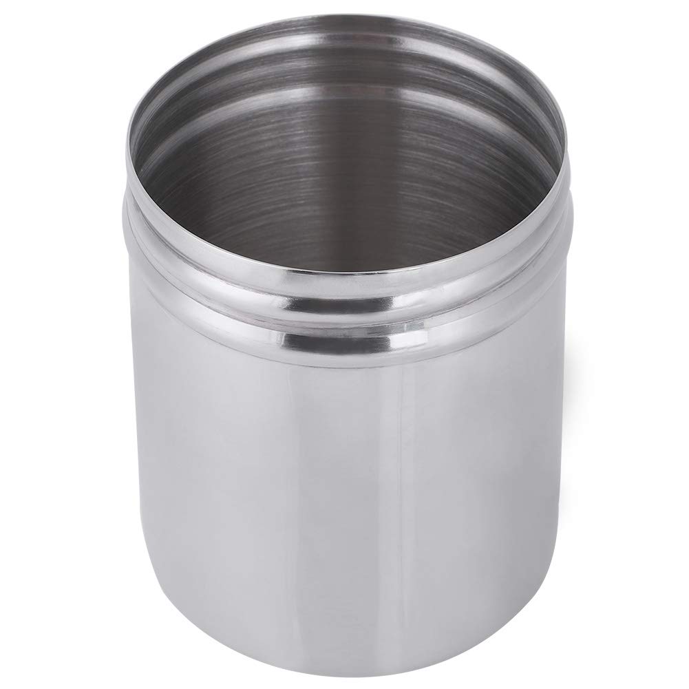 Mumusuki 304 Stainless Steel Sealed Can Storage Jar Portable Tea Coffee Beans Milk Container Bottle(Small)