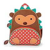 Skip Hop Zoo Toddler Kids Insulated Backpack Hudson Hedgehog Boy, 12-inches, Brown