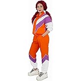 Naywig 80s 90s Tracksuit for Women Retro Sportswear Outfit Dawn Costume Set Halloween Cosplay For Women Girls