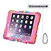 iPad Mini Case,iPad Mini 2 Case,iPad Mini 3 Case,ACEGUARDER iPad Mini Full Body Protective Case Durable Anti-Slip Shock-Absorption Soft Silicone Case (Red Ice Cream)