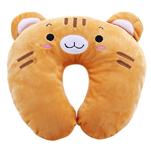 Money coming shop Multi-Color Cartoon U Shaped Neck Pillow Comfortable travel pillow Inflatable pillow For Office Travel Airplane