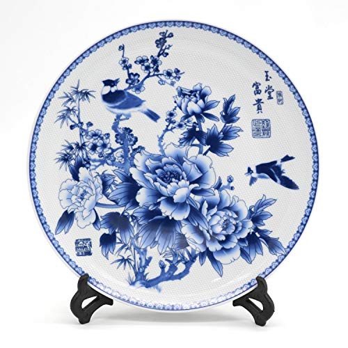 Chinese Decorative Plates. Decorative Plate with Dragon Shaped Stand