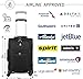 Maximum Allowance Airline Approved Delta United Southwest Carryon Suitcase