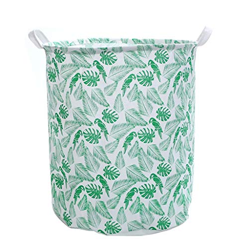 Ranoff Storage Basket Multicolor Waterproof Sheets Laundry Clothes Laundry Basket Storage Box Folding Storage (Green)