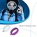 COOLOO 10 Pack Silicone Wedding Ring for Women, Premium Wedding Bands Thin and Stackable Durable Comfortable Rubber Rings, Black White Pink Silver
