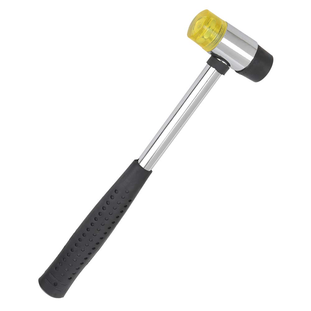 Guitar Fret Hammer, Double Headed Luthier Tool Fret Work Mallet Fret Rubber Hammer Guitar Luthiers Soft Hammer Jewelry Home DIY Repair Hand Tool Ukulele Musical Instrument Accessories