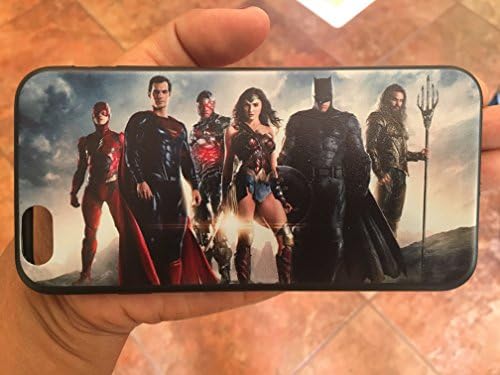 Justice League iPhone 6 6s Skin Protective Silicone Rubber TPU case - Wonder Woman Diana Superman Batman Aquaman Cyborg Flash DC Comics