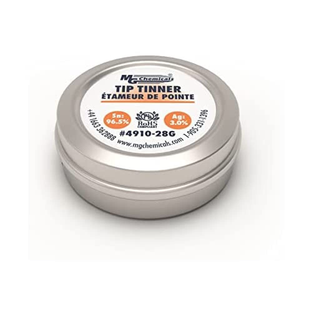 MG Chemicals SAC305 Lead Free Tip Tinner, (28g) 1 oz container, No Clean Formulation