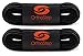 OrthoStep Thin Round Athletic Nylon Black 60 inch Shoelaces - Fused Tips - Work Boot Laces 2 Pair Pack
