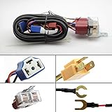 PartsSquare Ceramic H4 9003 HB2 Head Light Relay Wiring Harness 2 Headlamp Light Bulb Plug