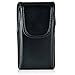 Turtleback Holster for iPhone 8 iPhone 7, Black Vertical Belt Case Leather Pouch with Executive Belt Clip Made in USA