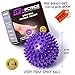 11FORCE Premium Therapy Massage Balls by, Best for Physical Therapy Equipment Lacrosse & Spiky Ball, Plantar Fasciitis Tools, Myofascial Release, Foot Relief Trigger Points, Set or Single, FREE EBOOK