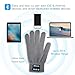 Bluetooth Gloves, Talking Gloves with Bluetooth, Touch Screen Knit Winter Gloves for Talking & Music Listening, for Men and Women (Grey)