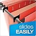 Pendaflex SureHook Reinforced Hanging Folders, Letter Size, Red, 20 per Box (6152 1/5 RED)