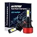 AUXITO Automobile H7 LED Headlight Bulbs All-in-One Conversion Kit 6500K Cool White 72W 8000Lms Per Pair -New Version with US COB LED Chips Super Bright