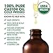 Organic Castor Oil For Eyelashes and Eyebrows (4oz), Hexane Free, Prevents Hair Breakage & Fall, Thickens Eyelashes, Natural Moisturizer