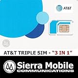 AT&T TRIPLE CUT GO PHONE 4G LTE SIM CARD