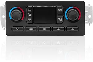FOREBEN 599-211XD A/C Heater Climate Control Module Panel Switch for 02-09 Chevy Silverado Suburban Tahoe Trailblazer Avalanche GMC Sierra Yukon Envoy Cadillac Escalade Rainier Hummer Bravada, OE# 10367041