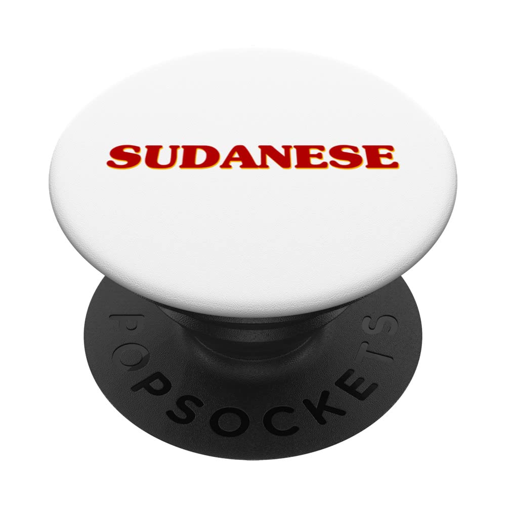 Sudanese DNA Roots Aesthetic Nationality Pride Heritage PopSockets Swappable PopGrip
