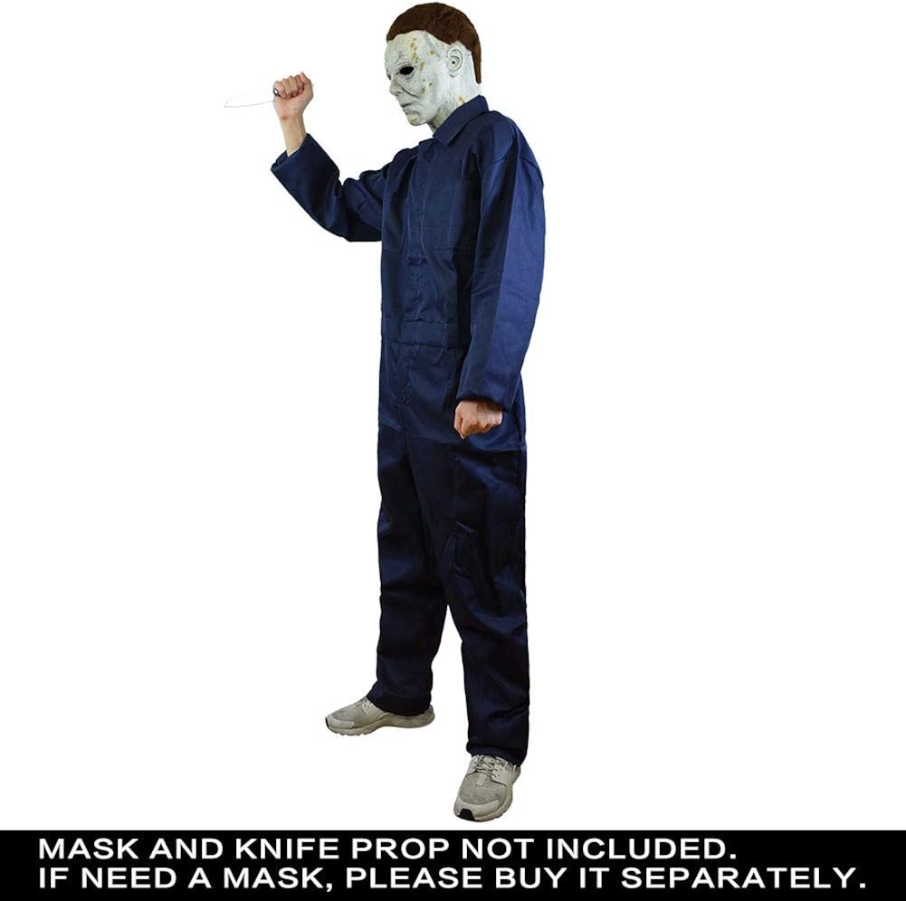 Halloween Michael Myers Costume for Adult, Horror Killer Cosplay Props: Clothing