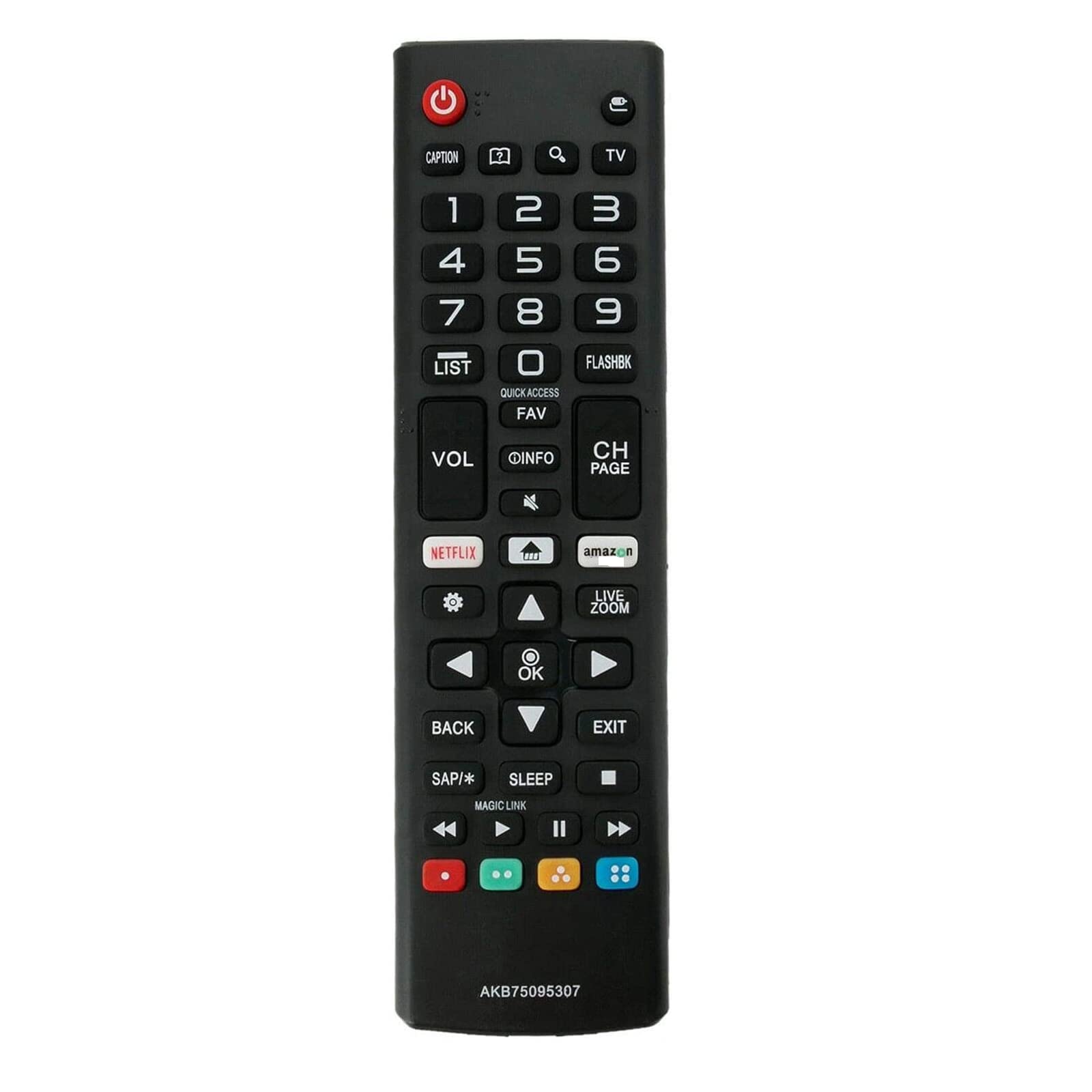 VINABTY AKB75095307 Universal Remote Control Compatible with LG Smart TV LCD LED UHD QLED 4K HDR TV AKB75095308 AKB75095307 AKB74475401 AKB74475433 AKB73975702 AKB75055701 AKB73975711