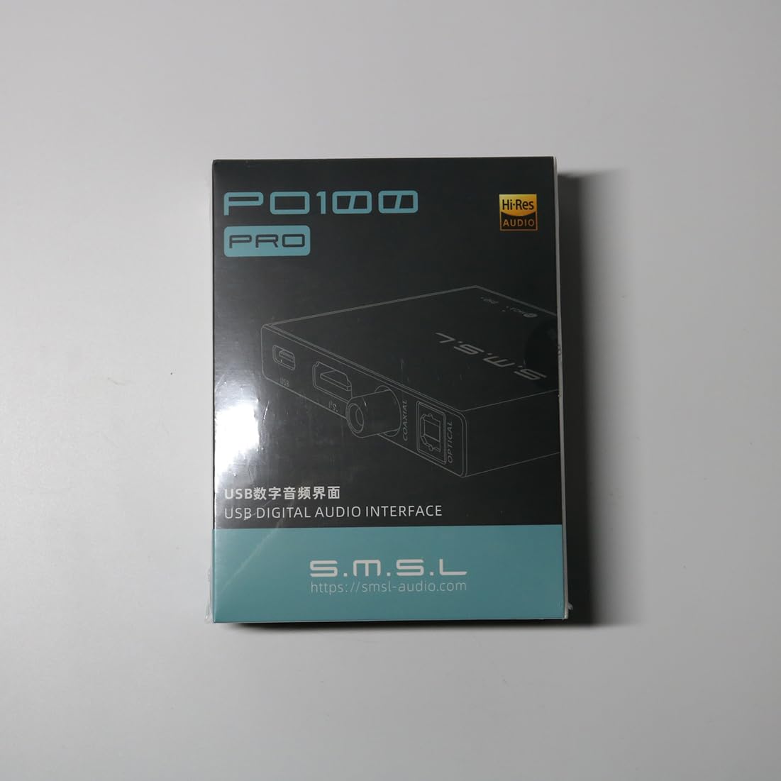SMSL PO100 PRO MQA DDC XMOS XU316 Digital to Analog Audio Converter Type-C USB Input IIS/Optical/Coaxial Output Mini Portable USB Interface for Phone/PS5/Switch/TV