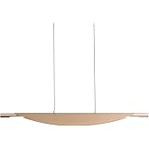Golden Lighting Luma 42" LED Linear Pendant in French Gold
