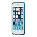 LUVVITT [ClearView] Hybrid Scratch Resistant Back Cover with Shock Absorbing Bumper designed for Apple iPhone 6/6s Plus - Clear / Blue