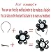 Coolr Fascinator Hair Clip Cocktail Headwear Flower Bridal Headpieces (Blue)