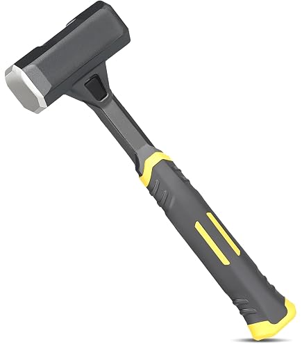 WEDO 2lb Sledge Hammer with Fiberglass Handle, Club, Drilling