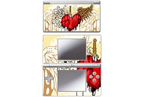 Mightyskins Protective Vinyl Skin Decal Cover Sticker Compatible with Nintendo DS Lite - Stabbing Heart
