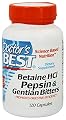 Doctor's Best - Betaine HCl Pepsin & Gentian Bitters