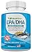 Advanced No aftertaste EPA/DHA Omega 3 Complex - 800 EPA 600 DHA per serving - 100% Natural, Pure Non-GMO Formula - Supports Cardiovascular, Brain, Joint & Immune System Health, Made in the USA