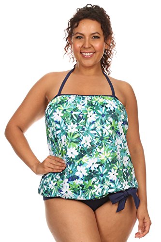 Dippin' Daisy's Plus Size Blouson Tankini Swimwear - Made in USA
