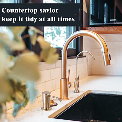 Soap Dispenser for Kitchen Sink Built in 304 Stainless Steel Dish Soap