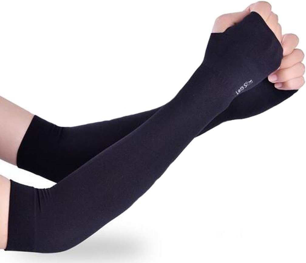Crasy Shop Unisex Summer Arm Sleeves Cooling Cool Cover Sun Block UV Protection for Outdoor Running Hiking Cycling Driving Fishing