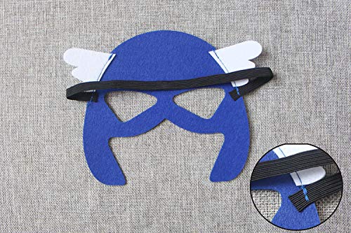 Kids Party Cosplay Masks Felt Party Masks 33 Pieces Multiple Sizes ADJUSTABLE Elastic Band for Birthday Halloween Party Supplies to Decoration