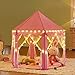 Kids Princess Castle Play Tent - UTH TENT Hexagon Play Tent For Girls Indoor Outdoor