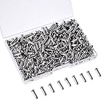 Pangda 300 Pieces Cable End Brake Cable Cap Cable Crimp Ends for Bike and Mountain Bicycle, Silver Color