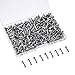 Pangda 300 Pieces Cable End Brake Cable Cap Cable Crimp Ends for Bike and Mountain Bicycle, Silver Color