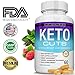 Keto Cuts Pills Ketosis Weight Loss Advanced - Best Ultra Fat Burner Using Ketone and ketogenic Diet, Boost Metabolism and Energy While Burning Fat, Men Women, 60 Capsules Lux Supplement (One Bottle)