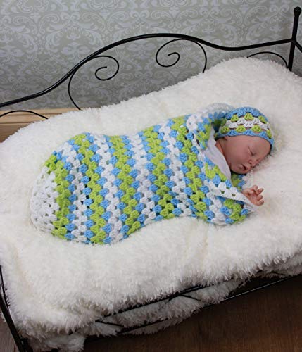 4 Crochet+Pattern+Cocoon+Granny+Stitch