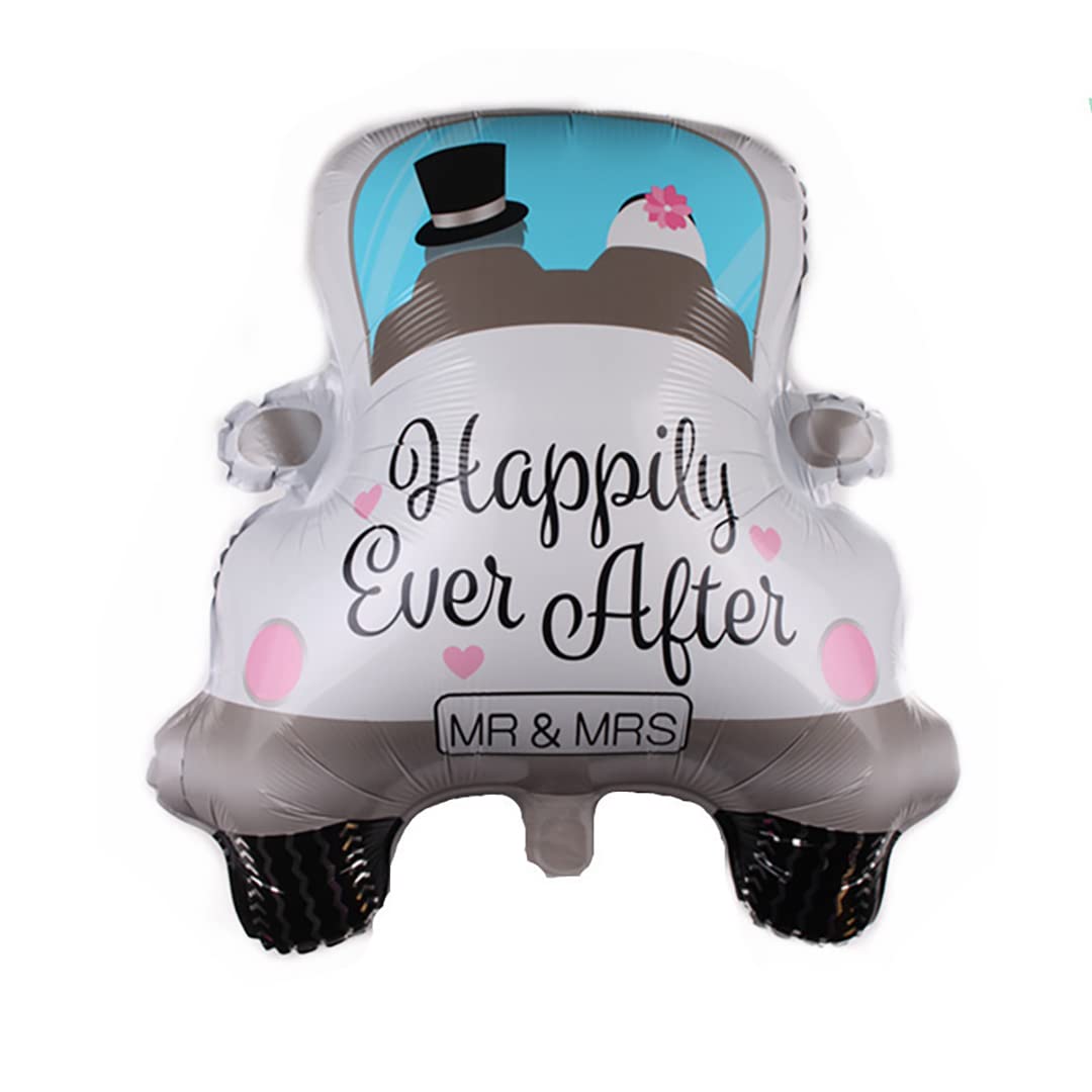 Car Wedding Foil Balloon, 63cm (2 pack) — image 1