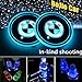 2Pcs LED Car Logo Cup Holder Lights for BMW, 7 Colors Changing USB Charging Mat Luminescent Cup Pad, LED Interior Atmosphere Lamp Decoration Light.(BMW)