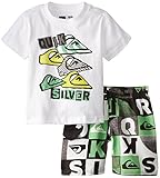Quiksilver Little Boys' Tee Printed Microfiber Shorts