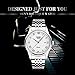 Men's Quartz Watch,Aposon Classic Business Casual Wrist Analog Watches Roman Numeral Dress Waterproof Watch with Stainless