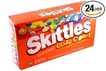 Mars skittles crazy cores 24ct (040000297932)