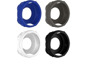 HEMOBLLO 4PCS Silicone Case Cover Anti-Shock Screen Protector Cover Shell Compatible for Garmin Forerunner 235 735XT