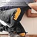 BESKAR Pro Flooring Knee Pads with Heavy Duty Foam Padding and No-slip Leather Stabilizers, Durable Straps & Adjustable Easy-Fix Clips, Kneepads for Work, Construction,Gardening, Cleaning & Roofing