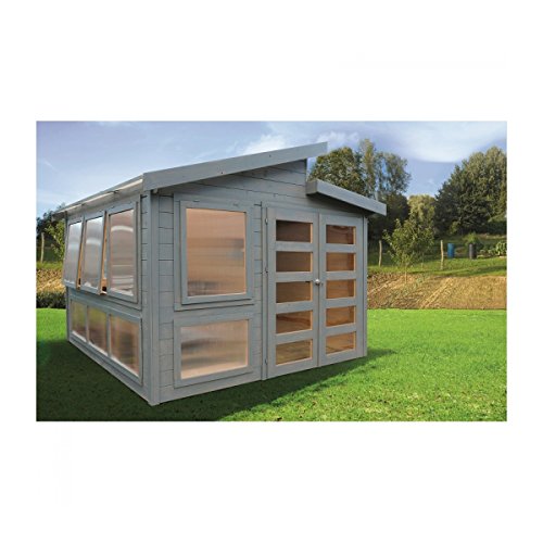 SOLID SUPERIA Merano Abri de Jardin Bois, 298x298x263 cm